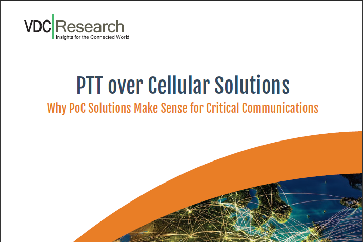 Why PoC Solutions Make Sense for Critical Communications Why PoC Solutions Make Sense for Critical Communications